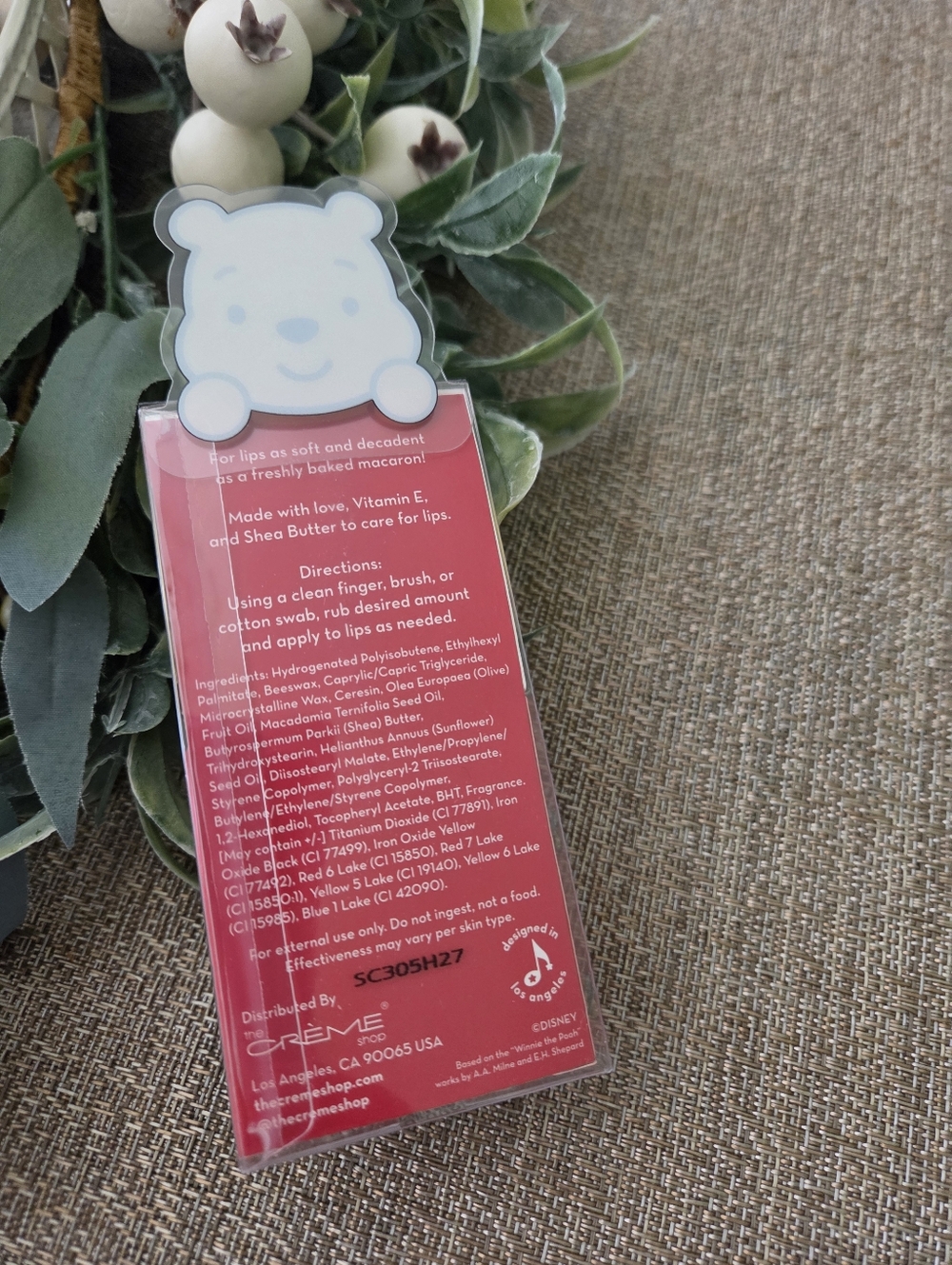 x Disney Winnie the Pooh Yellow Macaron Lip Balm - Picture 2 of 4